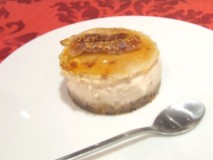 Cheesecake de pain d'épices au foie gras